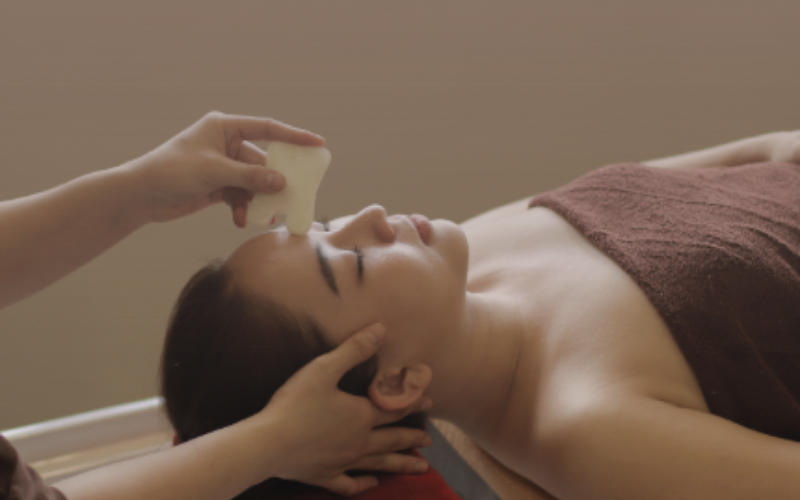 Không gian gội đầu ấm cúng tại Thiền Spa