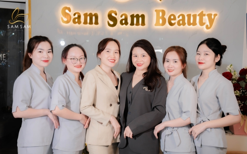 Sam Sam Beauty professional team providing internationally standard body treatment spa services near you in District 1 HCMC