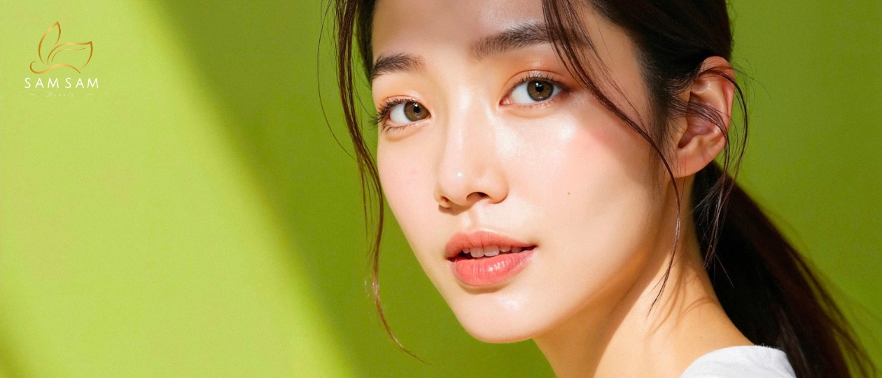 A flawless summer skin care routine protects against hyperpigmentation and acne at Sam Sam Beauty.