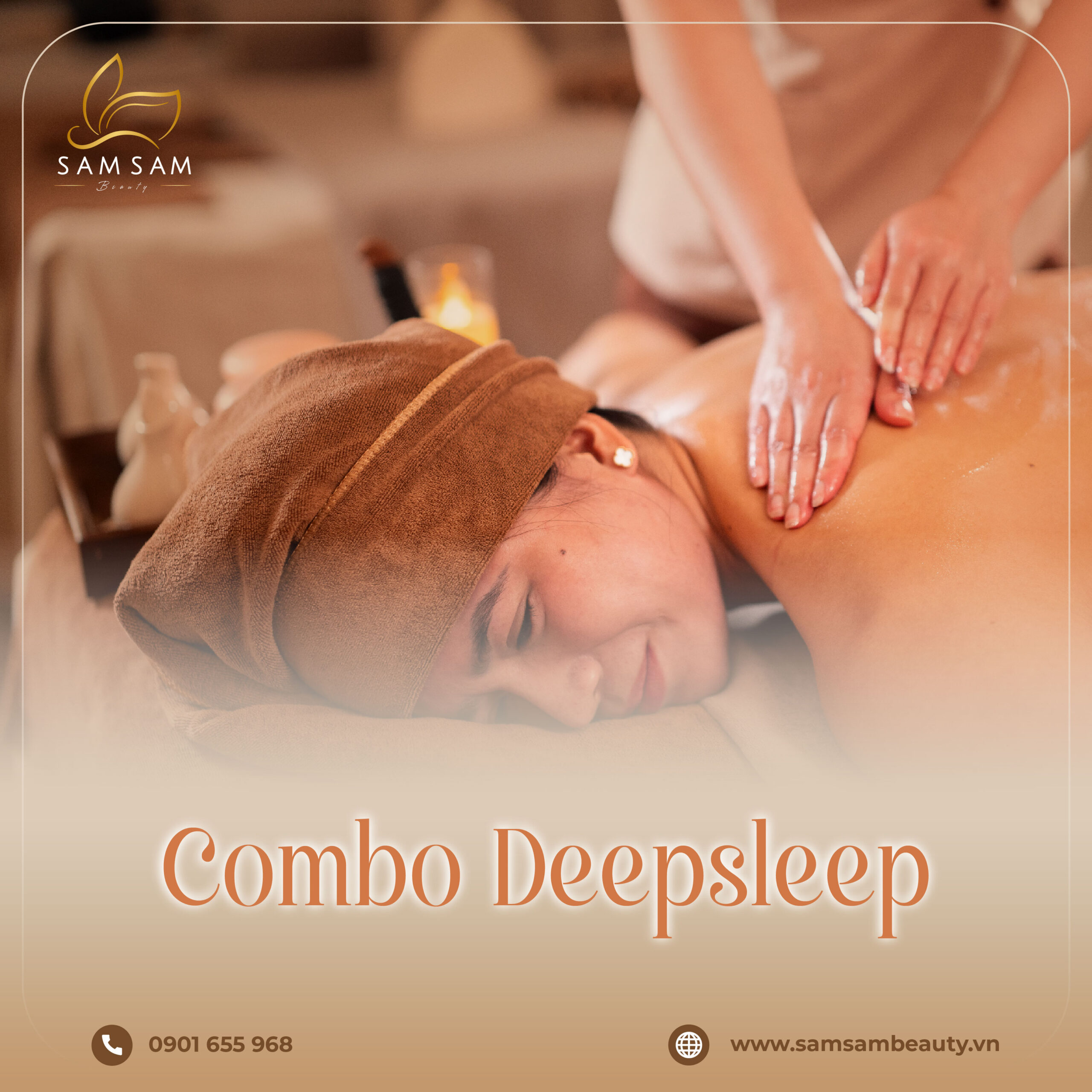 Deep sleep spa combo with herbal foot soak and body scrub