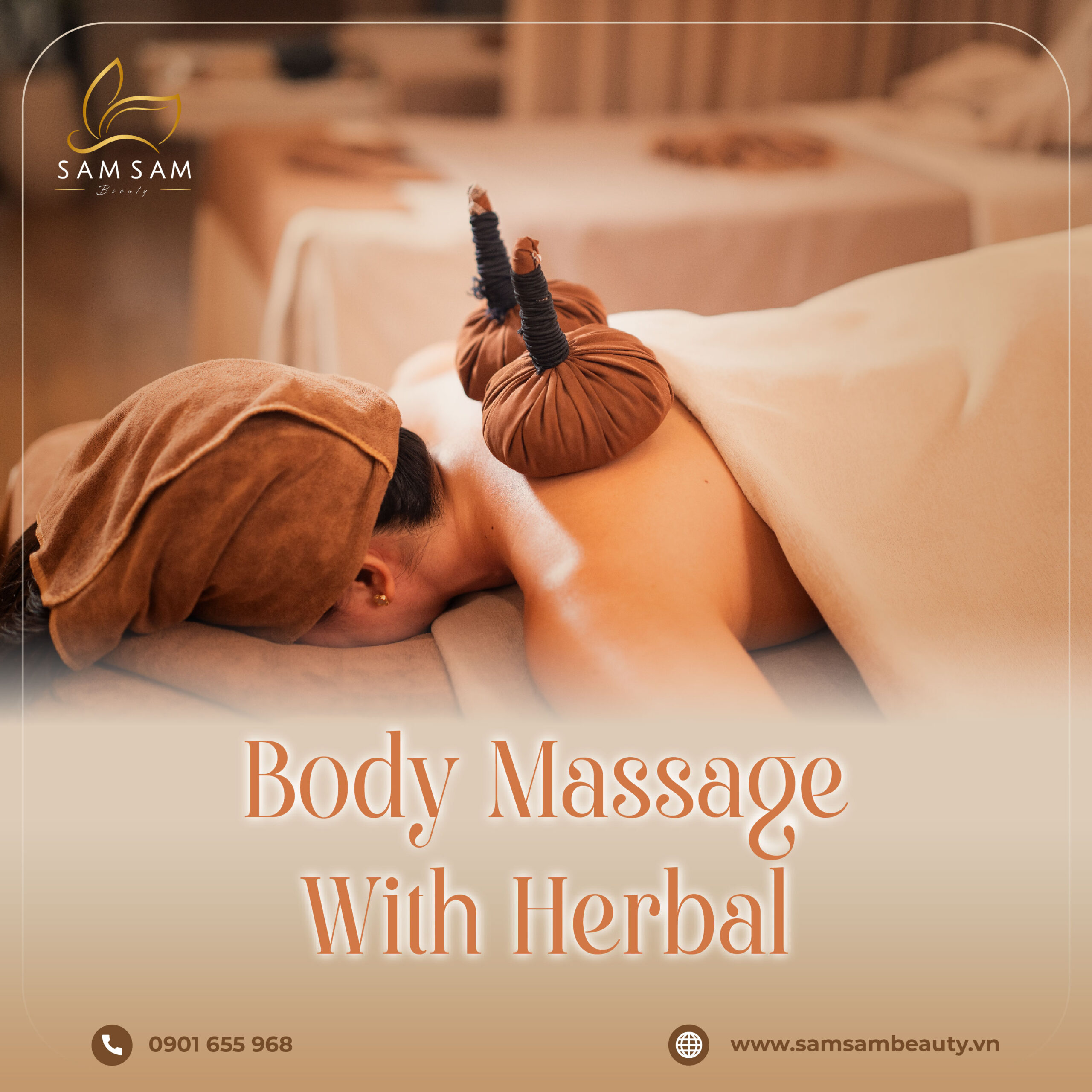 Oriental herbal body massage for muscle recovery and immunity boost