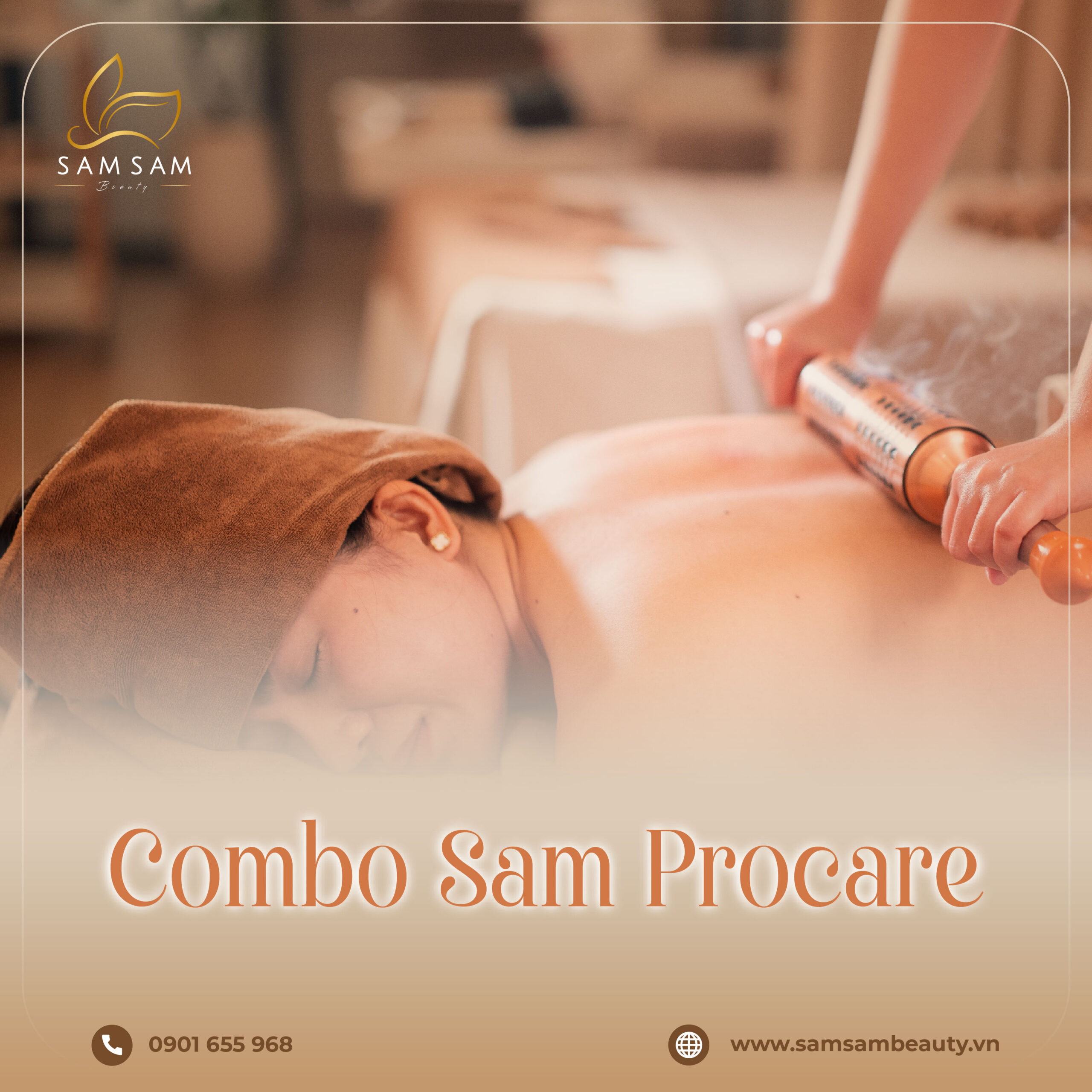 Sam procare premium combo for body massage and facial skincare