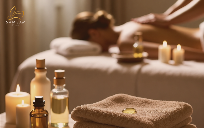 Dịch vụ lymphatic massage thư giãn nhẹ nhàng tại spa